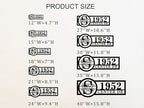 Custom Address Numbers for House, Personalized Hanging Metal Address Signs for Houses, House Warming Gifts New Home, Address Plaques for House Numbers, House Numbers for Outside Plaque, Address Plaque