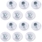 TOWON Rare Earth Magnets Large, Strong Magnets for Glass Whiteboard and Dry Erase Board, 24 Pieces Round Clear