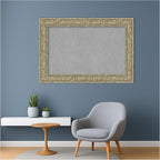 Amanti Art Silver Framed Magnetic Board 27x39 Large Vision Board for use with Magnets, 100% Metal Sheet to Display Items as Office Decor or for Home Organization in mudroom, Kitchen or Kids Room