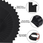Black Cardstock - 8.5'' x 11'' 92lb Cover Card Stock Heavyweight Paper Perfect for Scrapbooking, Crafts, Business Cards 25 Sheets 250g UAP13BK