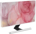 Baocicco Abstract Waterproof Television Cover with Pink Marble Design 65 Inch Full Body Cover for TV Screen Weatherproof Dust-Proof TV Screen Covers Sleeve Compatible with LED OLED Desktop