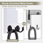 Lucundm Key Holder Wall Mount, Mail Holder with Storage Drawer and 5 Key Hooks for Coat, Dog Leash, Home Decor Rack, House Accessories, Entry Way Organizer