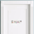 Artblox Acrylic Name Plate, 8'' x 2.5'', Personalized Teacher Desk Sign, Modern Signage