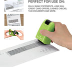 Guard Your ID Identity Protection Stamp Roller, Green