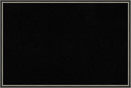 Amanti Art Black Cork Board for Wall, 25x37 Vision Board with Black Wood Frame, Large Corkboard Office Decor for Home Organization, Modern Corkboard Pinboard to Display Items for Home Organization in