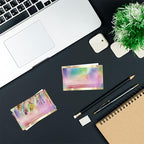 Custom Business Cards Personalized Business Cards for Small Business 300gsm Matte Paper Front & Back Sides Printed 3.5" x 2" - Nails Artist Template