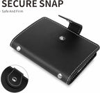 PRIVILLA 2 Pcs Credit Card Holder and business card holder，Sd Card Holder Each Has 26 Card Organizers, 2024 New Credit Card Holders book for Men and Women.