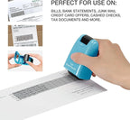 Guard Your ID Identity Protection Stamp Roller, Turquoise