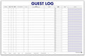 Guest Log Book for Automotive Dealerships – Customer Sign-in Tracking Log – 17" × 11" Visitor Registration Book – 100-Sheet Pad for Auto Service Centers, Repair Shops, Lead Management - 1 Pad