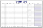 Guest Log Book for Automotive Dealerships – Customer Sign-in Tracking Log – 17" × 11" Visitor Registration Book – 100-Sheet Pad for Auto Service Centers, Repair Shops, Lead Management - 1 Pad