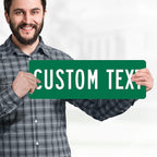 Custom Street Sign, Road Sign, Address Sign, 8 Colors, Reflective Option, Mounting Options, 6x18 Inch, Thick Rust-Free AlumaBond, USA Made by My Sign Center, (Classic)…