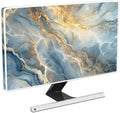 Baocicco Gold Blue Waterproof Screen TV Cover 58, 59, 60 Inch Modern Full Body Covers for Television Screen Panel Case TV Sleeve Compatible with Television LCD LED PC, Desktop and Home TV