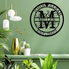 Custom Metal Sign - Personalized Name Sign - Family Sign - Outdoor Metal Wall Art Home Decor - Personalized Gift for Couple - Anniversary Wedding Gift