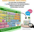 Outdoor Rated Plastic School Playground Communication Board - Weather-Proof Inclusive Communication Aid for Autism & Inclusive Play
