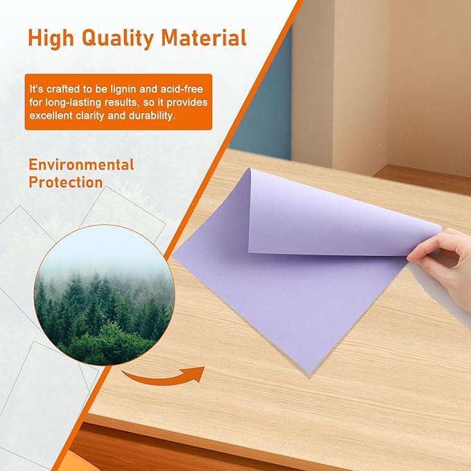 Guakicae 32 Sheets Light Purple Cardstock 8.5 x 11 Craft Paper, 230gsm/80lb Premium Lavender Card Stock Printer Paper for DIY Cards Making, Invitations, Greeting Cards, Certificates