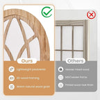 ALeesing Folding Room Divider Privacy Screen Freestanding 4-Panel Shoji Style Wooden Frame Decorative Partition Wall for Bedroom Office Apartment Natural