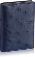 Leather Business Card Case Holder for Men & Women, Italian Calfskin