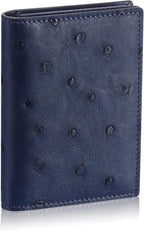 Leather Business Card Case Holder for Men & Women, Italian Calfskin