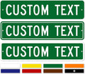 Custom Street Sign, Road and Address Sign, 8 Colors, Reflective Option, Mounting 4x18 Inch, Thick Rust-Free AlumaBond, USA Made by My Sign Center, (Classic)