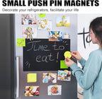 LOVIMAG Fridge Magnets 16Pcs Refrigerator Whiteboard Small Strong Magnet Classroom Kitchen Accessories Decorative Locker Set Decor Must Haves Office Calendar Refrigerador Magnetic Cute Crafts Gold