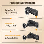 nediea Magnetic Wall Mount for iPad,360°Rotation Tablet Wall Mount Holder,Adjustable & Foldable Tablet Stand for Kitchen Bathroom,Compatible with iPhone,iPad,Samsung,Galaxy Tab,Kindle