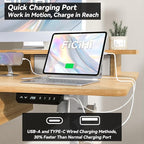 FiCiHi Adjustable Height Standing Desk with 4 Drawers,63 x 30 inches Electric Sit Stand Home Office Desk with Two Tiers, 3 Memory Presets, Monitor Stand Riser, USB A/C Charging Port