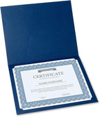Elite Blue & Blue Parchment Certificate Papers - Pack of 25, Laser & Inkjet Printer Compatible, for Office, Business Awards, Graduation, School Diplomas, 8-1/2" x 11" on 70 lb. Text Stock