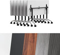 Goakwwuz Conference Room Table, Folding Conference Tables,Thicken Grey Tabletop,Flip Top Wooden Seminar Meeting Room Table for Conference Room Offices (6, Black+White, 70.8”)