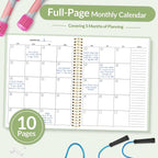 Fitness Journal Workout Planner for Women & Men, A4 (8.5" x 11") Workout Journal Log Book Planner Gift for Track Gym Essentials, Home Workouts, Track Progress, Achieve Wellness Goals, Green