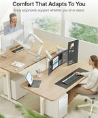 monTEK Dual Monitor Arm, Mechanical Spring Monitor Arm for 17-35" Screens, Adjustable Monitor Desk Mount Each Holds up to 24.2 lbs with C Clamp/Grommet Desk Mount, VESA 75/100mm, MA1011WH-D