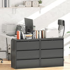 Greenvelly 3 Drawer File Cabinet, Metal Filing Cabinet with Lock, Black Lateral File Cabinet for Home Office, Locking File Cabinet for Letter/Legal/F4/A4 Size Hanging Files, Easy Assembly