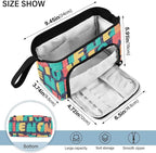 Bolaz Big Capacity Pencil Pen Case Pouch Bag School College Office Organizer for Teens Girls Adults Student-Word