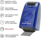 Guard Your ID Identity Protection Stamp Roller, Blue