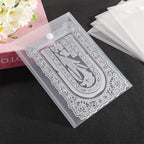 20Pcs/set Large Size Dies & Stamp Storage Bags and Soft Rubber Magnetic Sheets for Die Cuts Resealable Magic Sticker Storage Pockets Organize Envelop Pockets Magnetic Sheets for Collets Cutting Dies