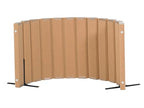 Children’s Factory 30" x 6' Quiet Divider With Sound Dampening Panels, Freestanding Room Divider Wall, Natural Tan