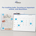 Perco Light Blue 1-Inch Round Circle Dot Sticker Labels - Multi-Roll Pack (3 Rolls, 1,000 Labels Each) - Permanent Adhesive, Vibrant Colors, Strong Hold - Perforated for Easy Use - Made in USA