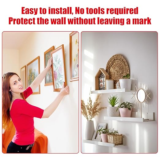 Double Sided Tape Heavy Duty, Waterproof Mounting Foam Tape, 73ft Length, 0.4in Width, High Temperature Resistant Adhesive Tape for Car, LED Strip Light, Office Decor, Uses 3M VHB 5952 Raw Material