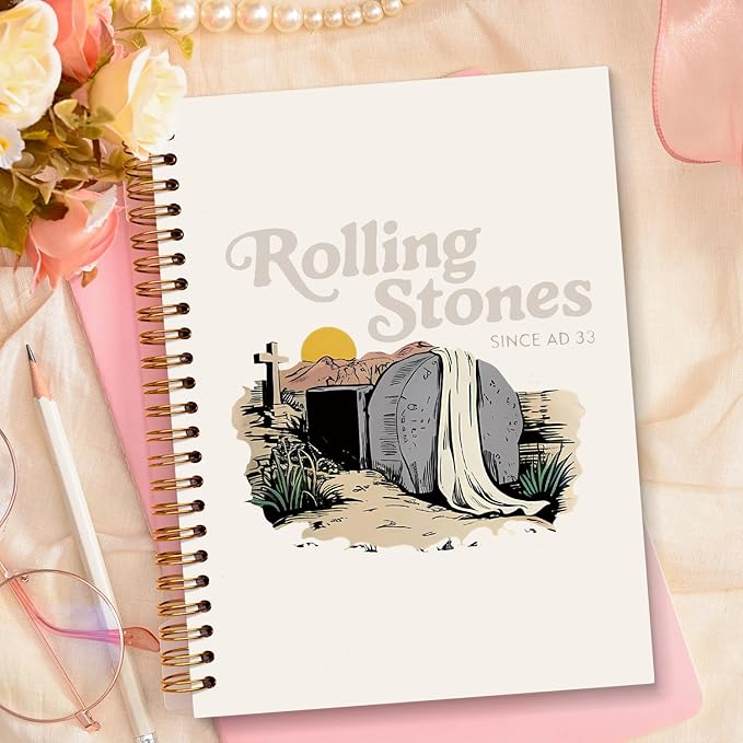 JXREQ Funny Christian Bible Notebook Journal for Note Taking Bible Note, Bible Journaling Notebook Prayer Journal for Women, Scripture Journal, Church Notes Notebooks 5.5x8.3