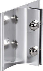 Aluminum Corridor Sign Holder, 10 Pack Direct Sign Mount Bracket, Design for Restroom, Conference Room Classic Silver Signs - 3" Length, 1/8" Substrate - Easy to Install