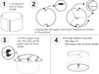 GO&SO Oatmeal Linen Lamp shades Large Drum Linen Lampshade 16" Top x 16" Bottom x 12" High (Spider) Farmhouse Lampshade for Table & Floor Lamp - Lampshades Replacement
