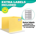 16 Pack Desk Privacy Folders for Students Desk Divider - Designer Pastel Color Privacy Folders for Students - Easy to Clean Strong Plastic Privacy Shield Desk Dividers for Students Classroom Supplies