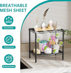 SINGAYE Shelf Closet Wire Shelving：Adjustable Metal Unit for Laundry Room Organization Bathroom Kitchen Home Storage Small Pantry Rack Shelves