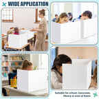Zhehao 36 Pcs Privacy Boards for Student Desks Bright Colored Classroom Desk Divider Trifold Table Panel Privacy Folders Screen Partition for School Teacher Student Study Test Home