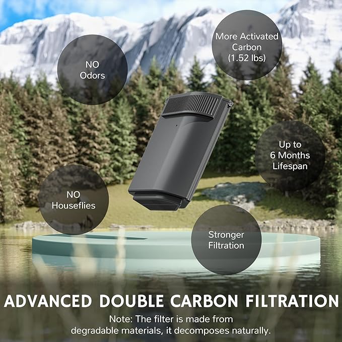 Airthereal Revive R800 5L Smart WiFi Electric Kitchen Composter - Odorless, Self-Cleaning, 3 Modes for Efficient Composting, Reduces Food Waste by 90%, App-Connected for Carbon Footprint Data