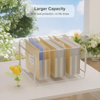 Extra Capacity Hanging File Folders, 3.15" Reinforced Wheat Straw Expanding Hanging Folder Letter Size, Heavy Duty for Filing Cabinets, File Organizer for Office & Home-Wheat Yellow-6 Packs