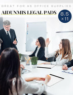 Note Pads 8.5 x 11 Wide Ruled Lined Writing Note Pad for Office 4 Pack White Legal Pads 8.5 x 11", 30 Sheets per White Notepad 28 Lines Lined Paper Pads for School Perforated Legal Notepads for Work