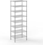 Regal Altair 21" Deep x 30" Wide x 86" Height Wire Shelving Kit | 8-Tier | NSF Commercial Storage Rack Unit