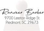 Custom Address Stamp Personalized Self Inking Stamps Custom Return Address Stamper Wedding Favor Stamp Rubber Stamper (No Ink)