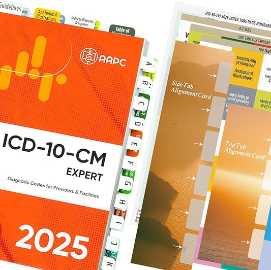 Index Tabs for ICD-10-CM 2025 Expert (AAPC Version) - Navigate with Precision in Your Code Book