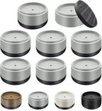 Furniture Risers Bed Risers Heavy Duty 1 inch, 2 inch, 3 inch, 4 inch Round Adjustable Bed Lifts Riser for Desk Legs Table Couch Sofa Chair Refrigerator Washing Machine (1 Inch, Gray, 8 Pack )